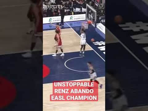 UNSTOPPABLE RENZ ABANDO EASL CHAMPION #filipinobasketball #gilaspilipinas  #basketballshorts