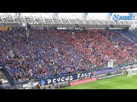 Doping Ruchu w młynie Wisły [WIDOK Z TRYBUNY GÓRNEJ] (14.08.2016 r.)