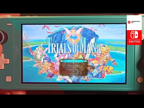 Trials of Mana Remake Nintendo Switch Lite Gameplay