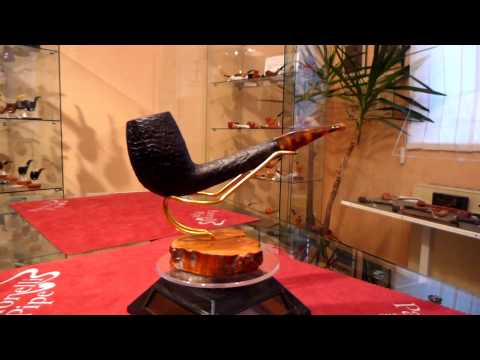 Pipa radica half bent fatta a mano - www.paronellipipe.it