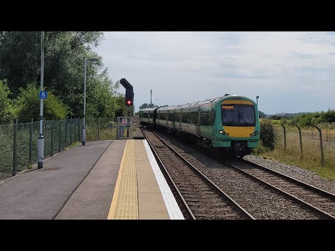 Southern Class 171 (171201) DMU Train Service Arriving Into Appledore Railway Station 18/7/2024