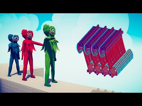 GIANTS HUGGY WUGGY vs EVERY GOD - Totally Accurate Battle Simulator TABS