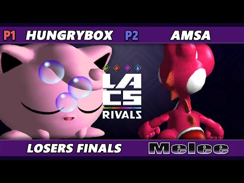 LACS Rivals LOSERS FINALS - Hungrybox (Jigglypuff) Vs. aMSa (Yoshi) Smash Melee - SSBM