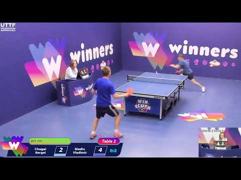 WINners CUP table 2  05.10 Chugai Sergei - Siedin Vladimir   20:30