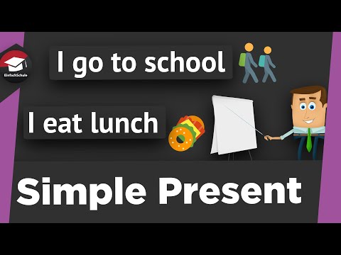 Simple Present einfach erklärt - Verwendung, Bildung, Verneinung, Fragen, Übung erklärt!