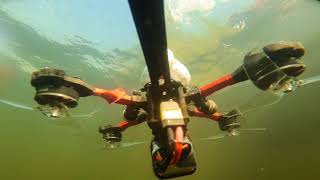 FPV Drone goes for a swim