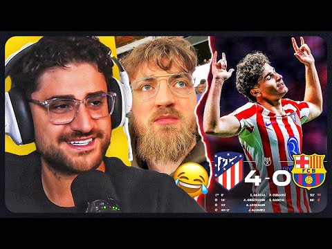 ANTON war NOCH NIE so GEBROCHEN!😂💀 Barcelona vs Atletico Stadionvlog🏟️