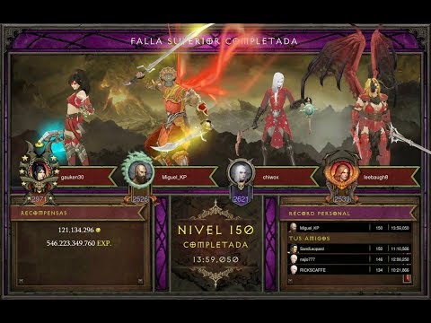 DIABLO III - PS4 - T18 - GR 150 (Sand Shaper) - 13:59'05