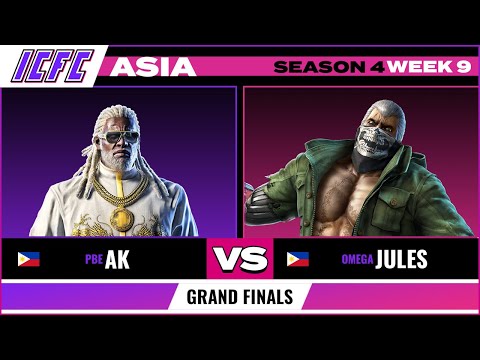 AK (Leroy) vs Jules (Bryan) Grand Finals - ICFC Tekken Asia Season 4 Week 9
