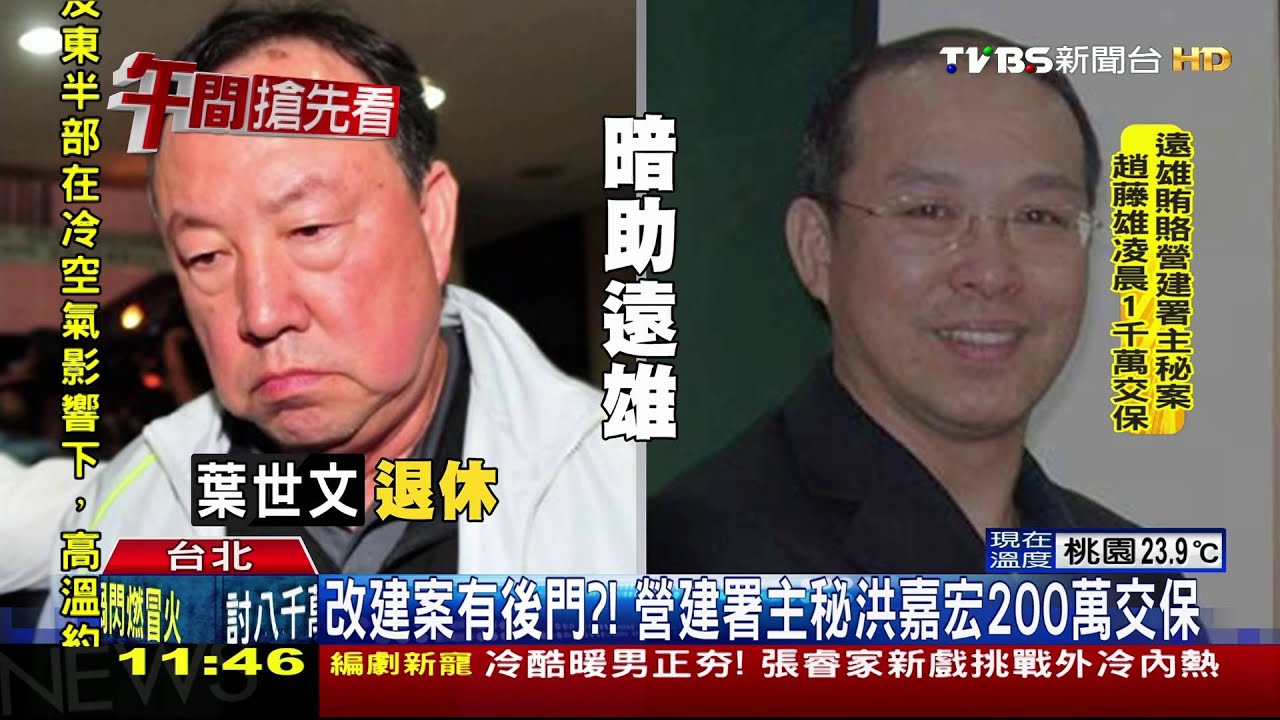眷村改建有門神？趙藤雄涉行賄　1千萬交保