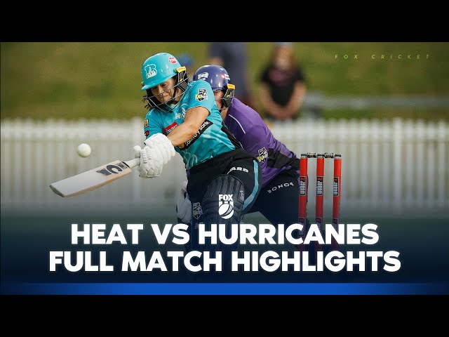 Hobart Hurricanes vs Brisbane Heat | WBBL11 Full Match Highlights I Fox Cricket