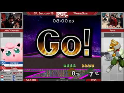 CFL Smackdown 113 Melee - Liquid`Hungrybox (Puff) vs Pengie (Fox) - Winners Semis