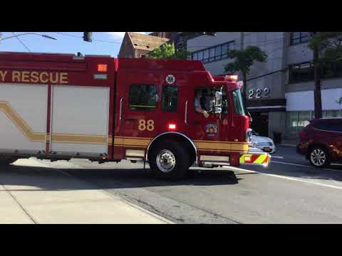 White plains FD R-88 responding to a call