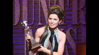 Shania Twain Wins Album of the Year For "The Woman in Me" - ACM Awards 1996