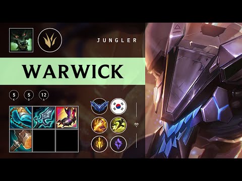 Warwick Jungle vs Dr. Mundo - KR Diamond Patch 25.24