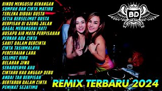 Download lagu DJ RINDU MENGUSIK KENANGAN X SUMPAH DAN CINTA MATIKU X TERLENA DIBUAI DUSTA REMIX GACOR TERBARU 2024 mp3