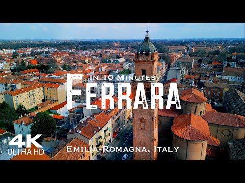 FERRARA 🇮🇹 Drone Aerial 4K | Emilia-Romagna Italy Italia