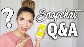 Snapchat Q&A | Which Celebs Slid into my DM's + My Thoughts on Religion