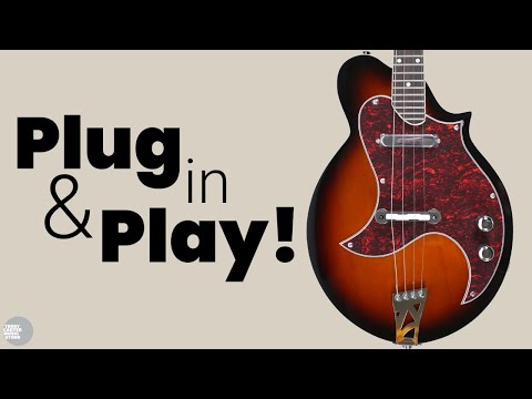Kentucky KM-300E 4-String Electric Mandolin – Traditional Sunburst image 8
