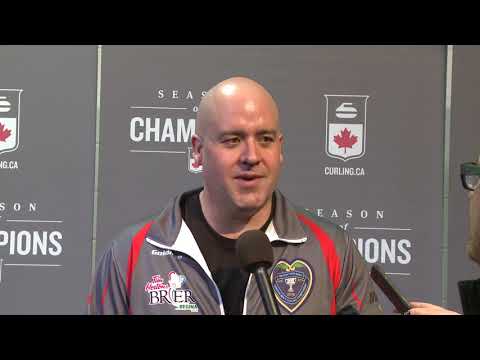 Tim Hortons Brier - Media Scrum Draw 2