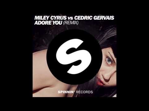 Miley Cyrus vs Cedric Gervais - Adore You (remix) (Lyric video)