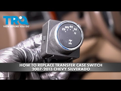 How to Replace Transfer Case Switch 2007-2013 Chevy Silverado