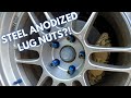 MUTEKI SR48 ANODIZED STEEL LUG NUT REVIEW!