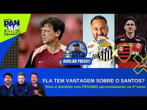 MENGÃO PODE MANTER DISTÂNCIA NO TOPO SOBRE A ‘SELESANTOS’!; DINIZ MERECEU A DEMISSÃO? | PAN NA ÁREA