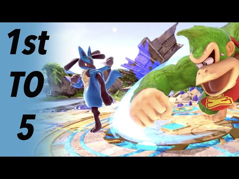 First to Five (Lucario VS DK)