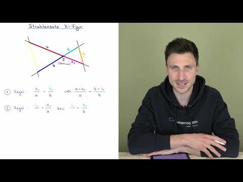 Strahlensatz bei der X-Figur