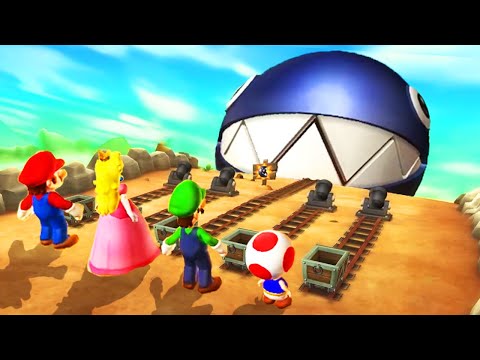 Mario Party 9 - Minigames - Mario vs Peach vs Luigi vs Toad (Master CPU)