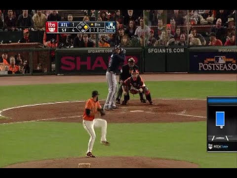 2010 NLDS Giants vs Braves Game 2 Top 8