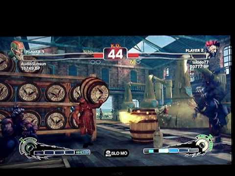 SSF4: PPN (Dhalsim) vs Tokido (Akuma) - Japanese XBL ranked