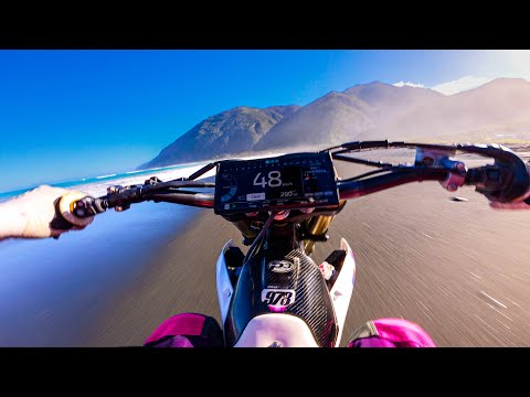 YZ450F | RIDING NEW ZEALAND'S CRAZIEST COASTLINE!!! (RAW SOUND) 4K
