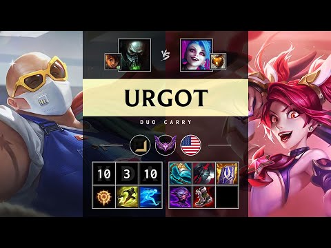 Urgot ADC vs Jinx - NA Master Patch 25.20