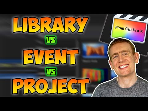 Final Cut Pro X - Library vs Event vs Project