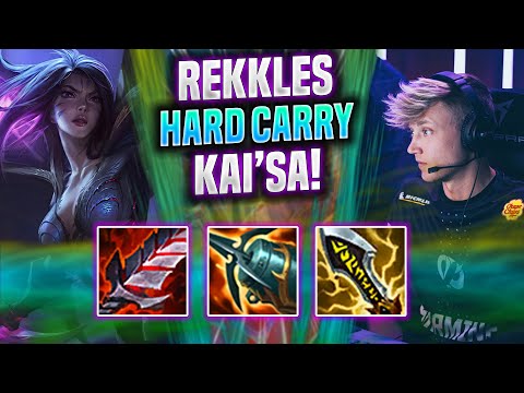 REKKLES HARD CARRY WITH KAI'SA! - KC Rekkles Plays Kai'Sa ADC vs Jhin! | Season 2022