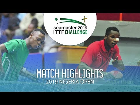 [2019 ITTF Nigeria Open] Jamiu Ayanwale vs Christian Mbongia  2019.8.8