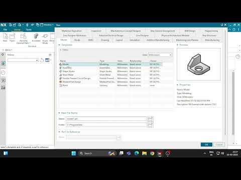 INTRODUCTION TO NX CAD 3D MODEL WORKSPACE