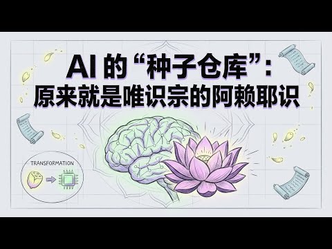 AI 的种子仓库 | 原来就是唯识宗的阿赖耶识 | 科技与古老智慧的碰撞