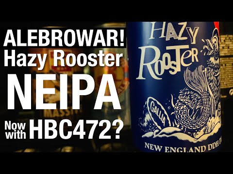 Hazy Rooster DDH DIPA by AleBrowar | Polish Craft IPA Review | NEIPA