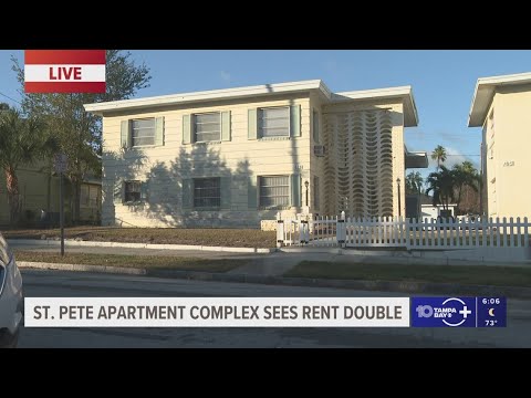 A St. Pete apartment complex will see its rent double after the New Year