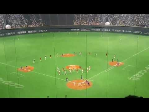 札幌国際大学チアリーディング部SERAPHS 札幌ドームでYMCAを演舞