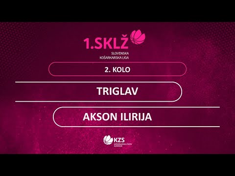 Triglav : Akson Ilirija - 2. kolo, 2. del - 1. Ž SKL - Sezona 2020/21 - 1/2