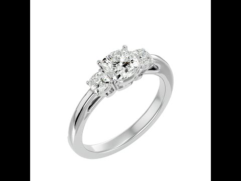 Inel de Logodna Amazing Trilogy White Aur 18k Real Diamonds - Constance