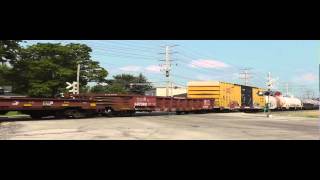 preview picture of video 'Railfanning: Tiffin, OH (multi-freight CSX)'