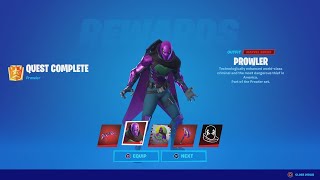 How To Unlock The PROWLER Skin QUICKLY! (How To Do The Prowler Challenges)