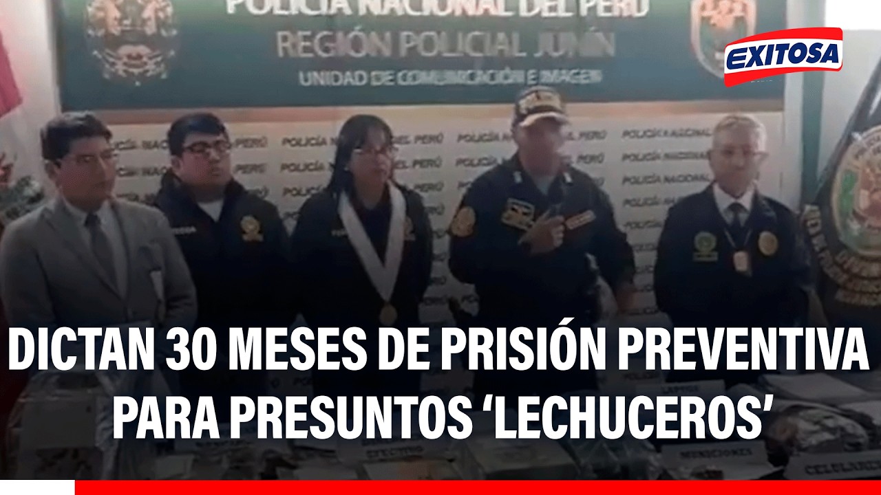 🔴🔵 PJ dictó 30 meses de prisión preventiva contra presuntos integrantes de ‘Los Lechuceros’