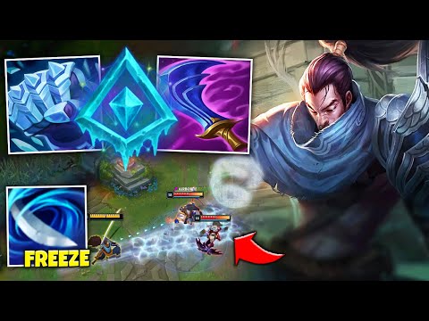 YASUO, BUT I THROW ICE TORNADOS THAT FREEZE THE ENEMY TEAM (PERMASLOW YASUO)
