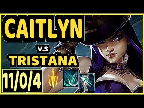 CAITLYN vs TRISTANA - 11/0/4 KDA BOTTOM ADC GAMEPLAY - NA Ranked DIAMOND